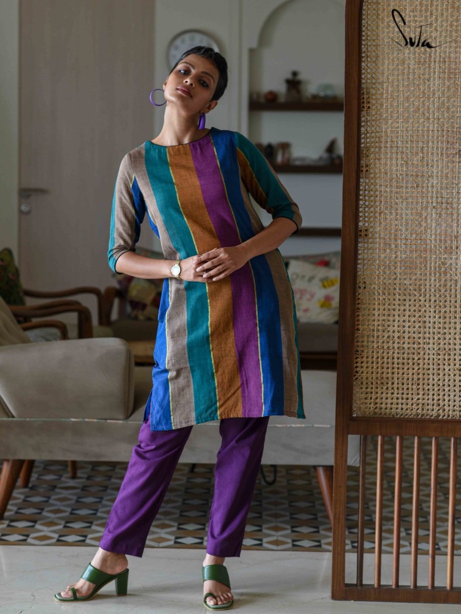 Latest Stylish Designer Long Ladies Kurti at Rs 450 | Ladies Kurti With  Pant in Surat | ID: 25219476091